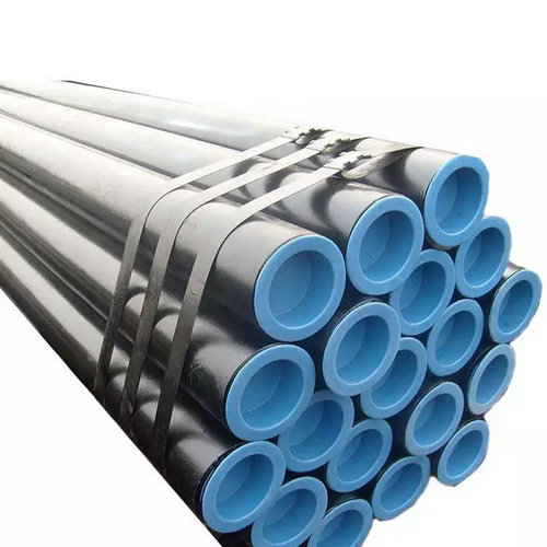 API 5L X52 6.8 inch sch40 sch80 Black Carbon Steel Mild Seamless Round Pipe