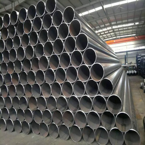 Factory supplier black iron round mild erw steel pipe welded pipes and tubes 377