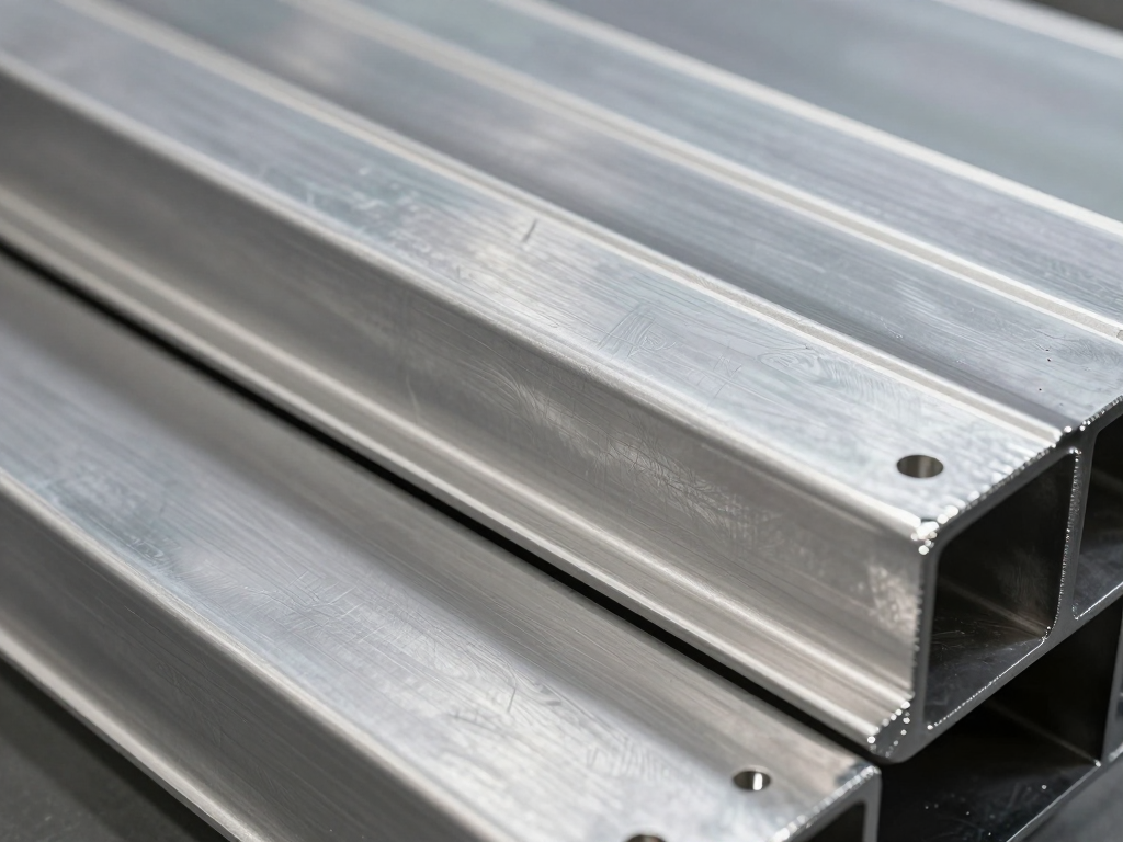 Stamped high-strength steel sheet panel with formed ribs, draw beads, and a clean sheared edge