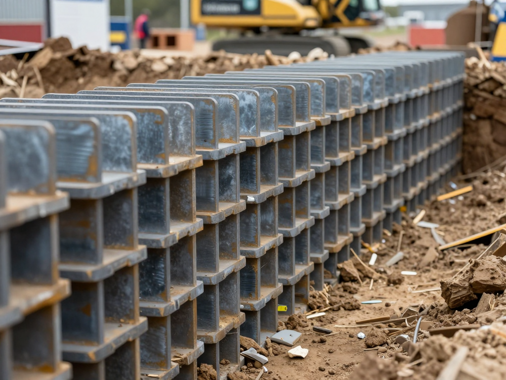 art9 inline sheet pile wall
